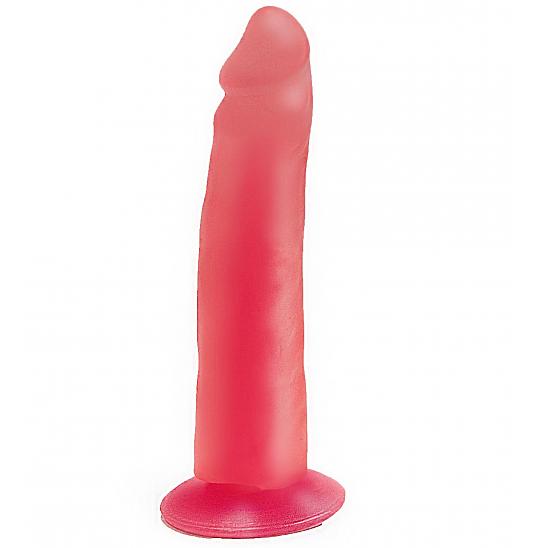 Фаллоимитаторы массажеры гелевые на присоске цвет красный