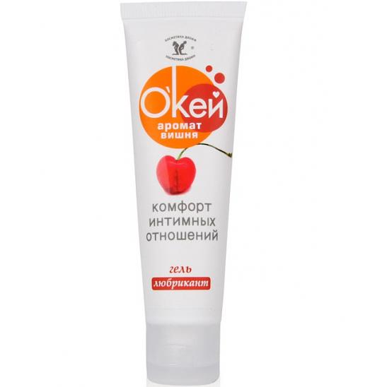 Гель-Любрикант О`кей аромат Вишня туб пластиковый 50г