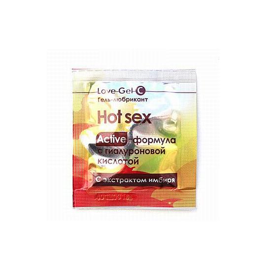 Гель-любрикант разогревающий Lovegel C в одноразовой упаковке 4г