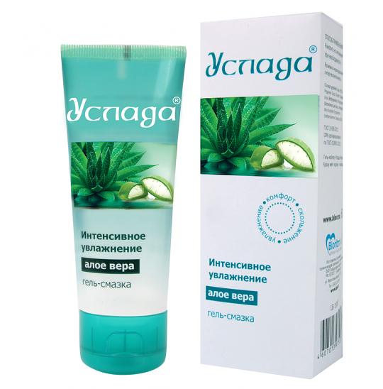 Гель-любрикант Услада с алоэ 60г туб пластиковый