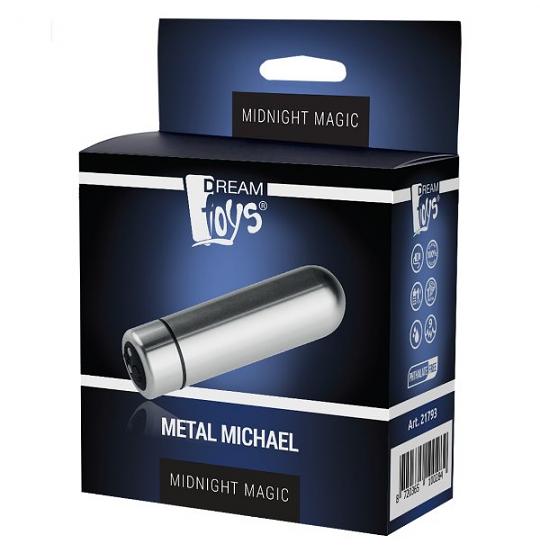 Клиторальный стимулятор с вибрацией Metal Michael