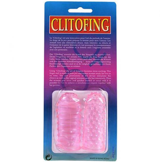Клиторальный стимулятор-кольцо Clitofing Pink цвет розовый