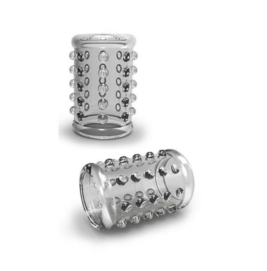 Клиторальный стимулятор-насадка цвет белый