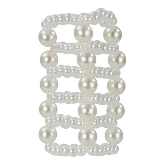 Клиторальный стимулятор-насадка цвет белый