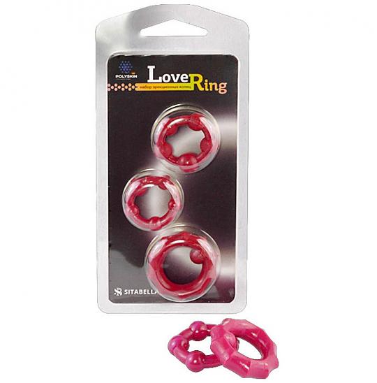 Кольцо эрекционное Love Ring красное