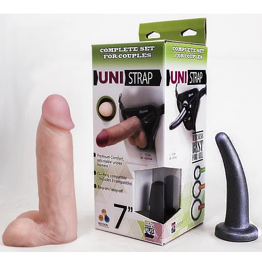 Комплект Uni Strap 19 см Harness Best of All цвет телесный