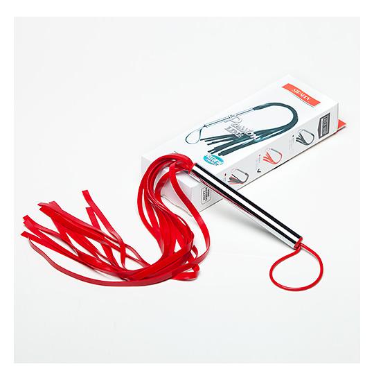 Красная плеть из латекса Passion Line 45 см цвет красный