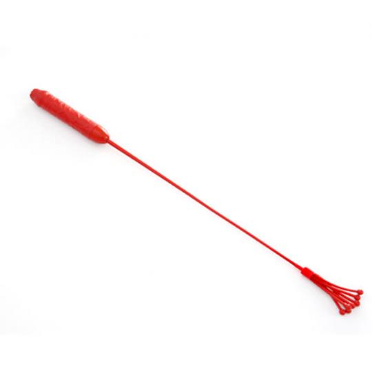 Красный стек-фаллос с шариками цвет розовый