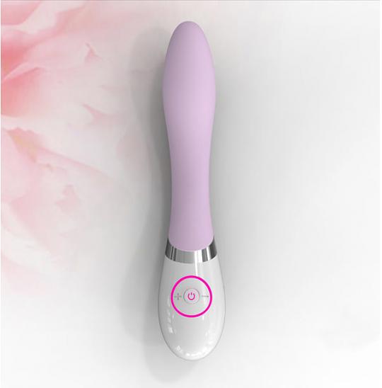 Креативный вибратор из силикона цвет розовый