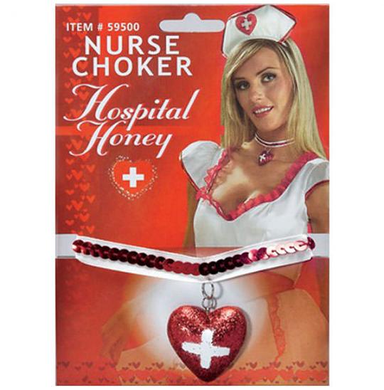 Кулон для медсестры цвет белый