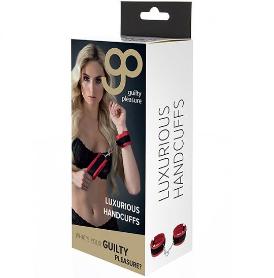 Манжеты на запястья, полиуретан цвет красный