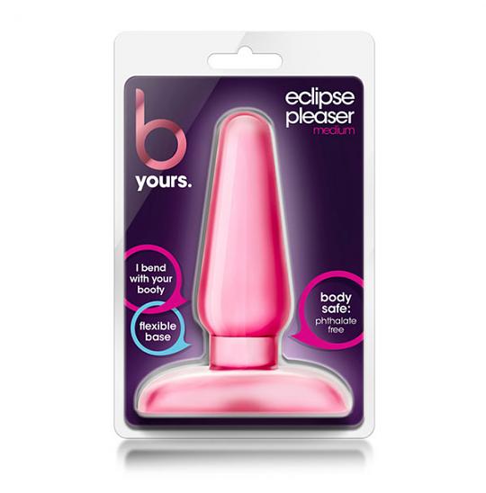 Массажер для анальной стимуляции B Yours Eclipse Anal Pleaser Medium Pink цвет розовый