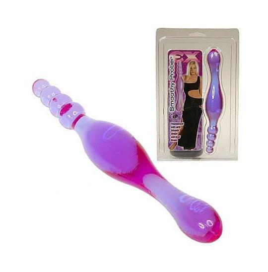 Массажер для анальной стимуляции без вибратора Smoothy Prober цвет фиолетовый