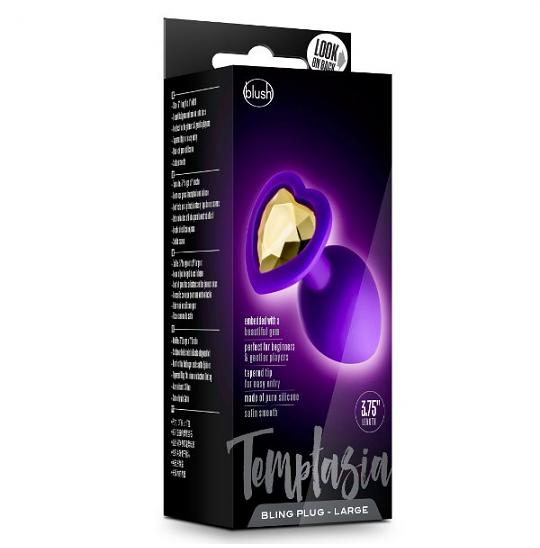 Массажер для анальной стимуляции Bling Plug Large