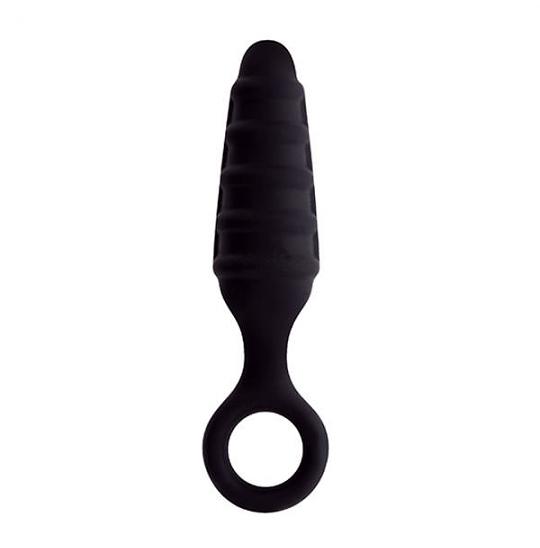 Массажер для анальной стимуляции цвет черный