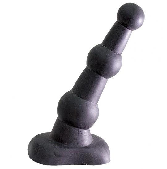 Массажер для анальной стимуляции цвет черный