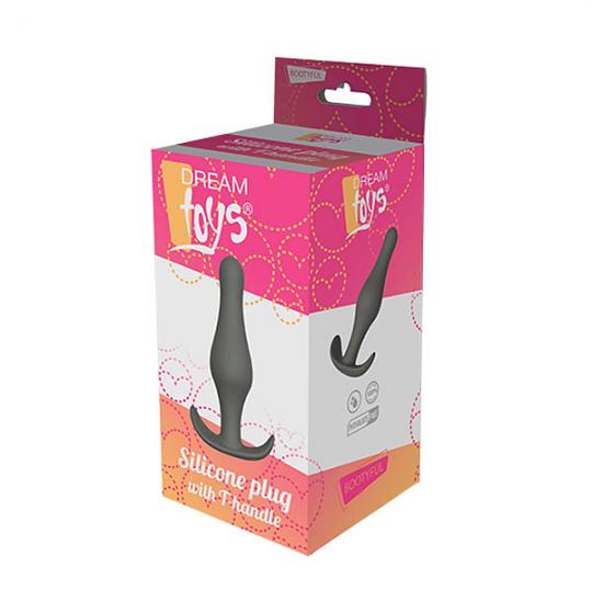 Массажер для анальной стимуляции цвет черный