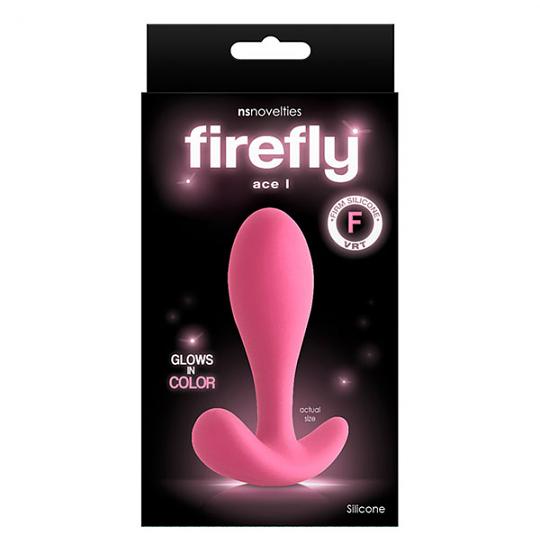 Массажер для анальной стимуляции Firefly Ace I Pink цвет розовый