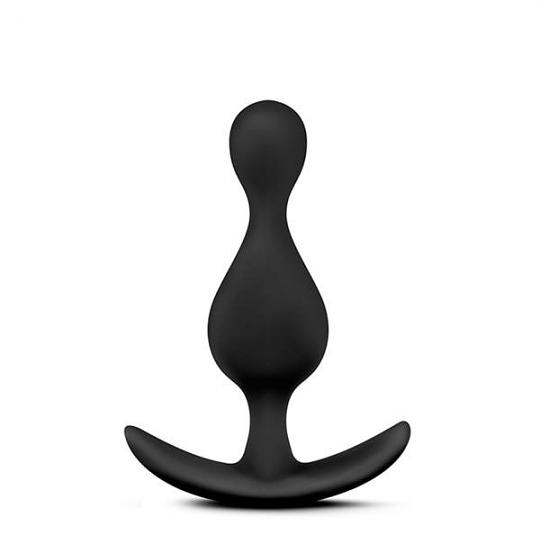 Массажер для анальной стимуляции Luxe Explore Black цвет черный