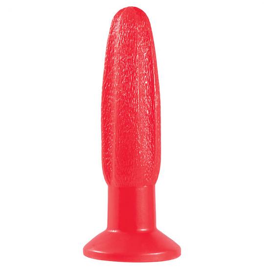 Массажер для анальной стимуляции MENZSTUFF GROOVY PROBE RED цвет красный