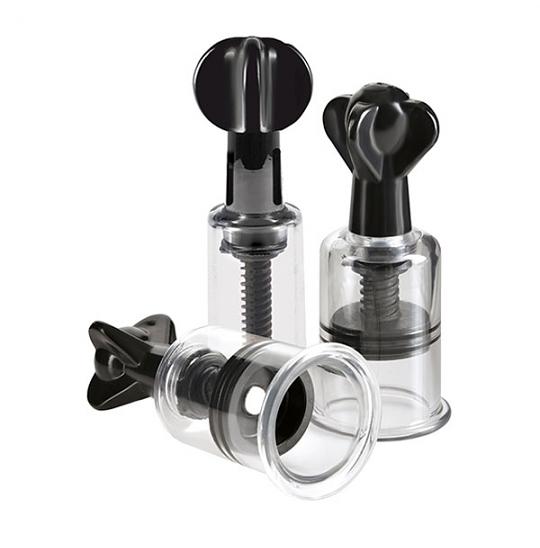 Массажер для груди и клитора вакуумный цвет черный