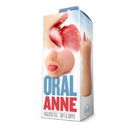 Массажер для мужчин-ротик X5 Men Oral Anne цвет телесный
