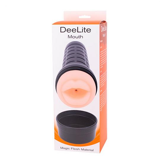 Массажер для мужчин-вагина Dee-Lite Mouth цвет телесный