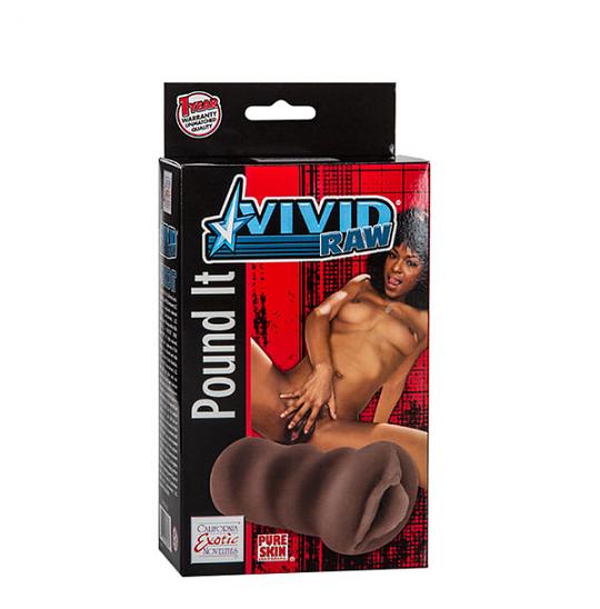 Массажер для мужчин-вагина Pound It цвет телесный