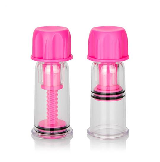 Массажер вакуумный для груди цвет розовый