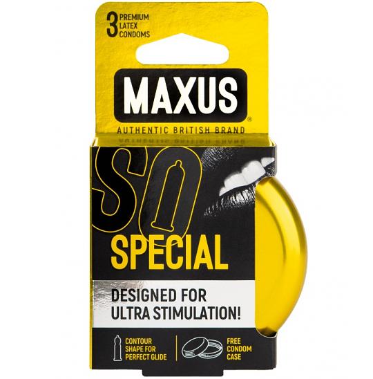 Maxus Special №3 Точечно-ребристые в железном кейсе