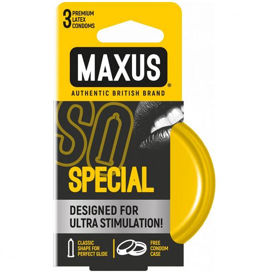 Maxus Special №3 Точечно-ребристые в пластиковом кейсе