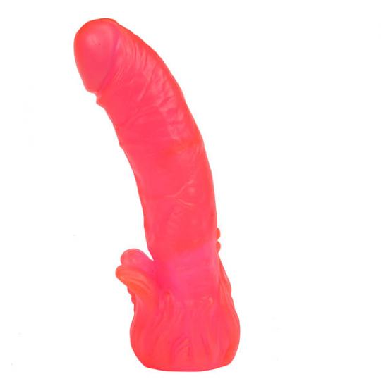 Насадка на Harness гелевая в ламинате 18 см цвет розовый