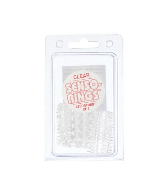 Насадки на половой член Senso Rings цвет белый
