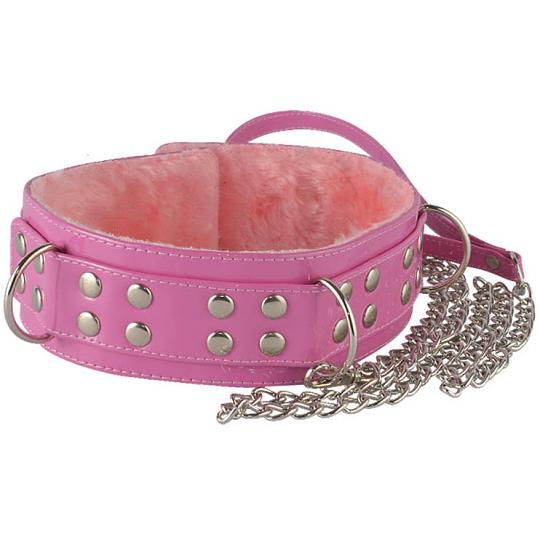 Ошейник розовый цвет розовый