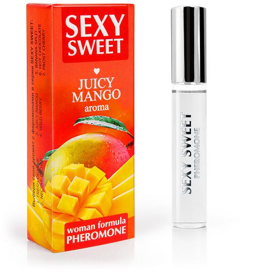 Парфюмированное средство для тела SEXY SWEET JUICY MANGO с феромонами 10 мл арт. LB-16123