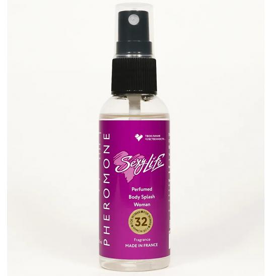 Парфюмированный спрей для тела Sexy Life с феромонами Женский № 32, 50 мл