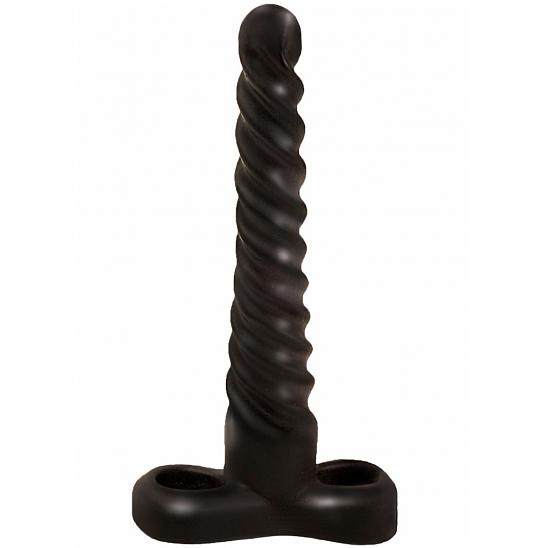 Плаг-массажёр для простаты чёрный в ламинате цвет черный