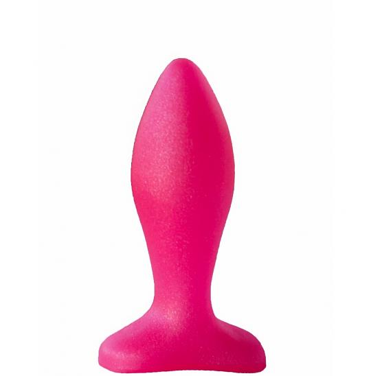 Плаг-массажёр для простаты гелевый в ламинате цвет красный