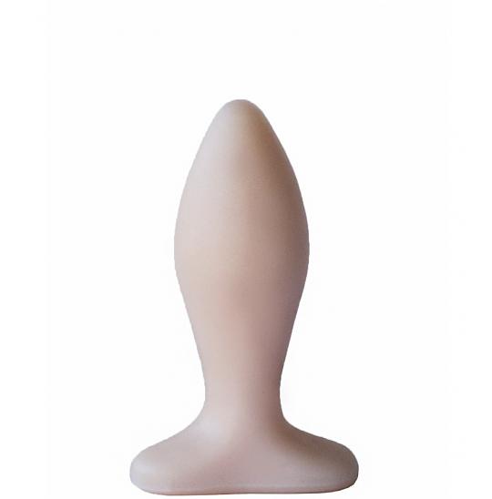 Плаг-массажёр для простаты телесный в ламинате цвет телесный
