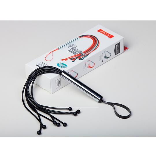 Плеть мини с шариками латексная цвет черный