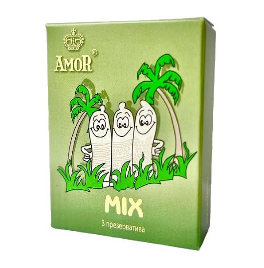 Презерватив Amor Mix 3 Яркая