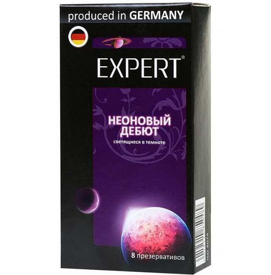 Презервативы Expert Неоновый дебют №8 светящиеся в темноте