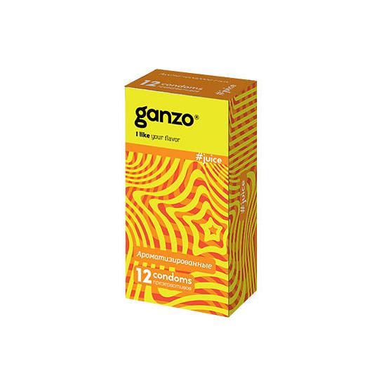 Презервативы Ganzo New Juice No.12 (ароматизированные, 12 шт. в упак.)