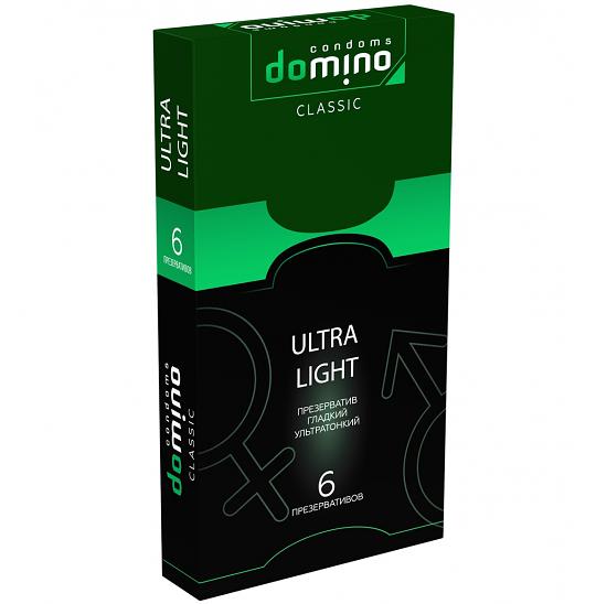 Презервативы гладкие ультратонкие Domino Classic Ultra Light 6 шт