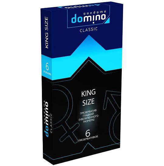 Презервативы гладкие увеличенного размера Domino Classic King size 6 шт