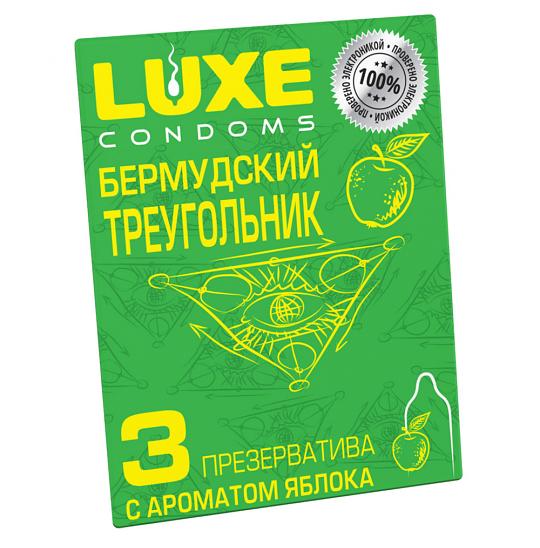 Презервативы Luxe Бермудский треугольник (Яблоко) гладкий