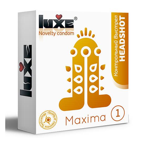 Презервативы Luxe Maxima White Контрольный Выстрел