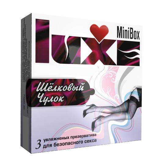 Презервативы Luxe Mini Box Шелковый чулок 3шт.