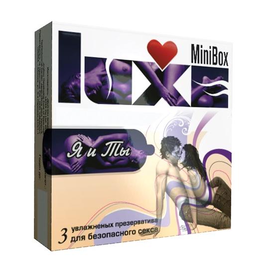 Презервативы Luxe Mini Box Я и Ты 3шт.