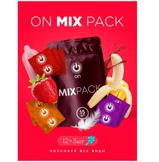 Презервативы ON mix (12+3 шт.)